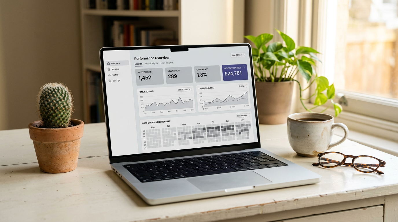 SaaS analytics platform from zero to launch